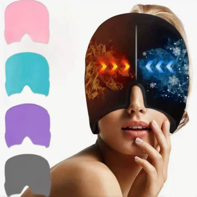 Eye Mask Heated - Wearable Hot Cold Therapy Headache Migraine