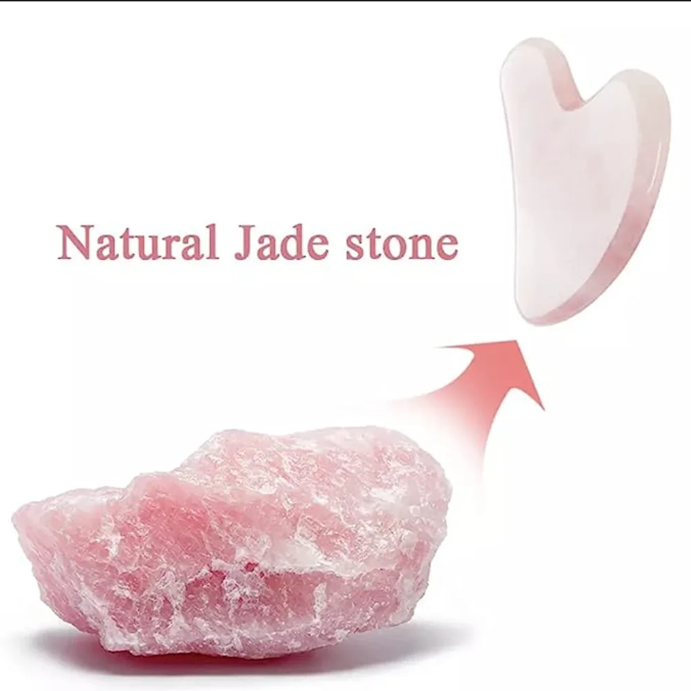 Gua Sha Tool Rose Quartz - Rose Quartz Gua Sha For Face