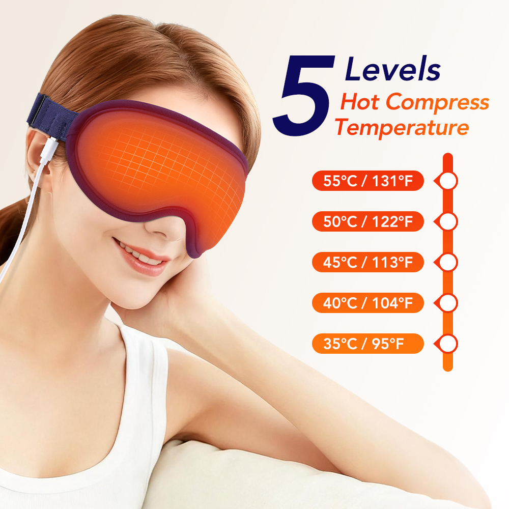 Electric Steam Eye Mask 3D Vib - огляд і ціна Eye Mask Heated