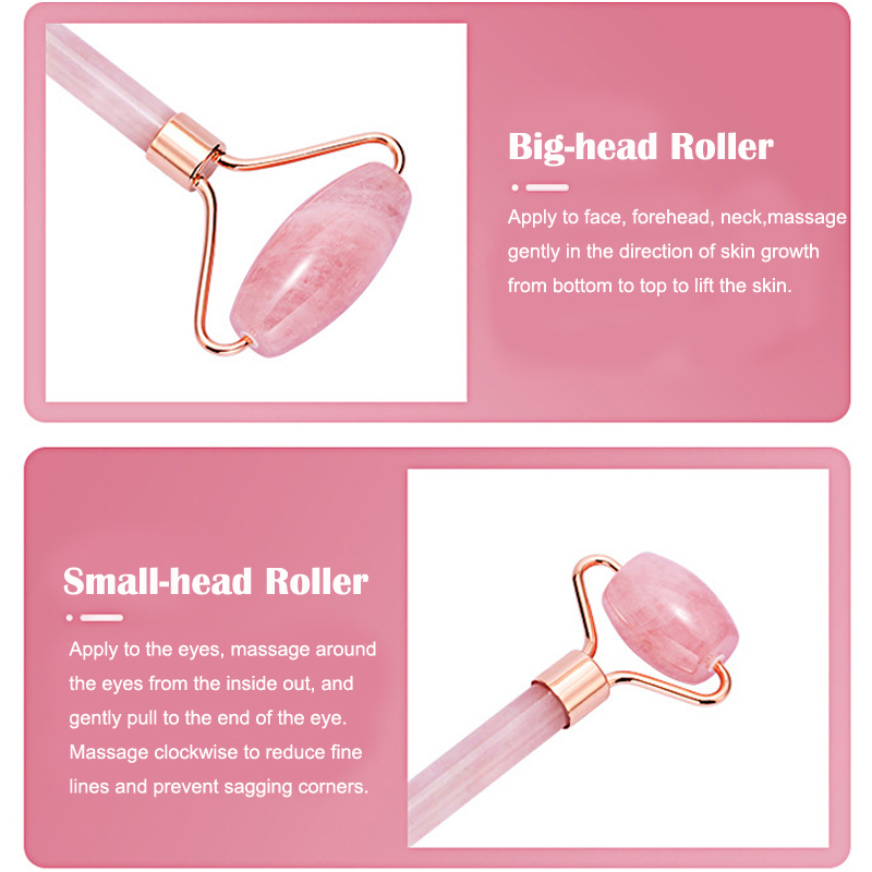 Natural Rose Quartz Jade Rolle - огляд і ціна Gua Sha Tool Rose Quartz