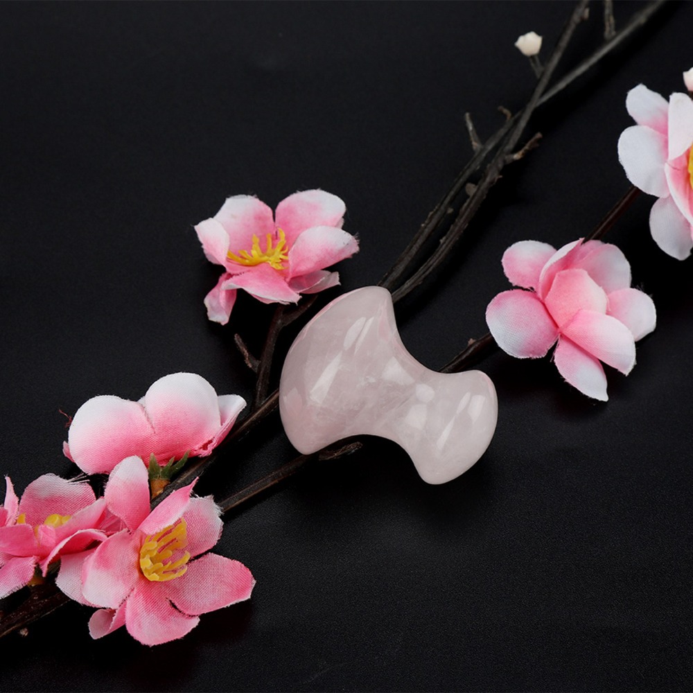 Crystal Rose Quartz Massage St - огляд і ціна Gua Sha Tool Rose Quartz