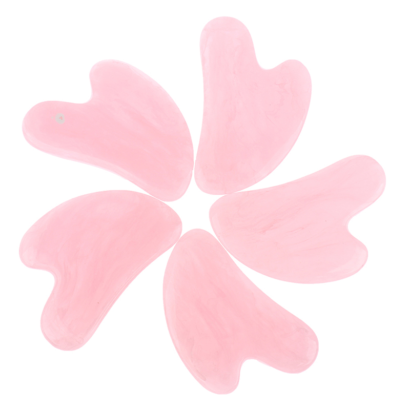 5Pcs Pink Natural Jade Rose Qu - огляд і ціна Gua Sha Tool Rose Quartz