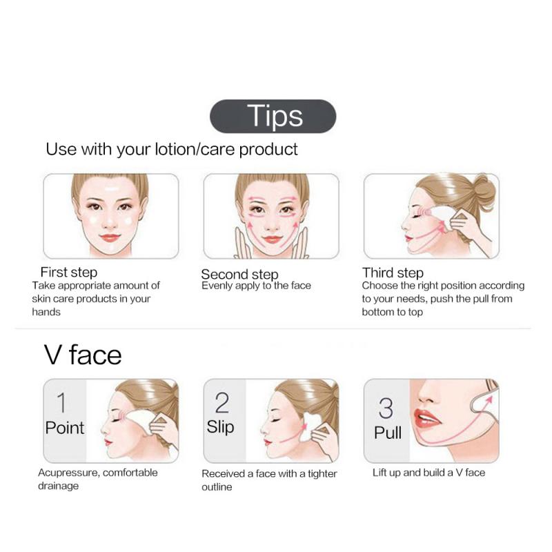 Rose Quartz Gua Sha For Face M - огляд і ціна Gua Sha Tool Rose Quartz