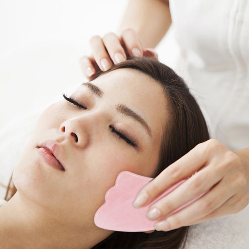 Rose Quartz Gua Sha Board Natu - огляд і ціна Gua Sha Tool Rose Quartz