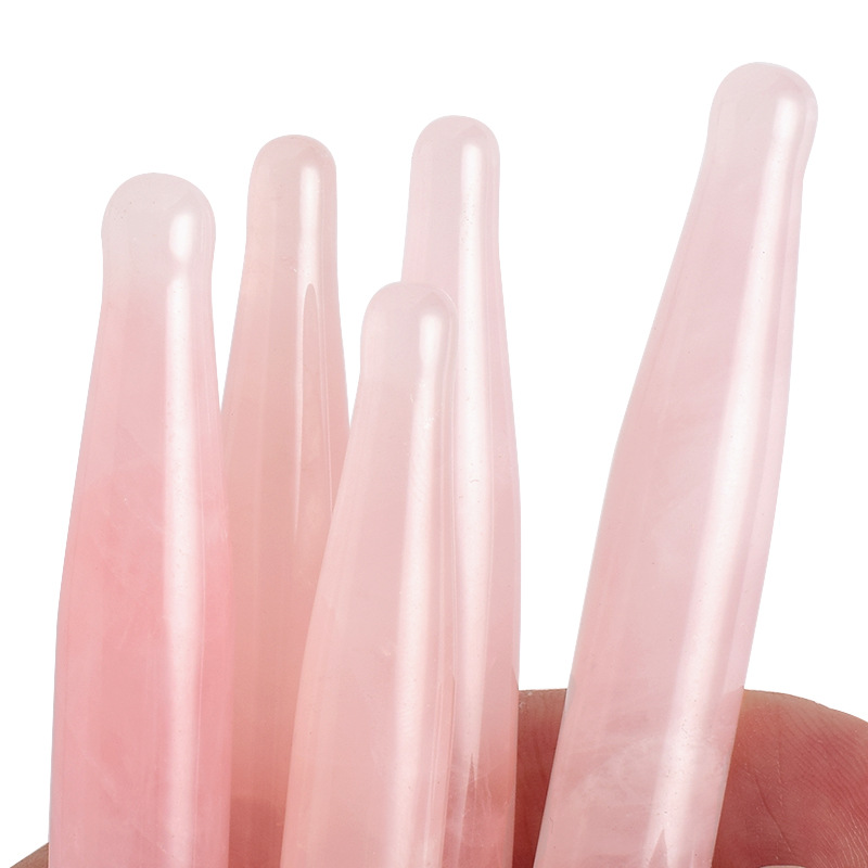 Eye Massage Pen Natural Rose Q - огляд і ціна Gua Sha Tool Rose Quartz