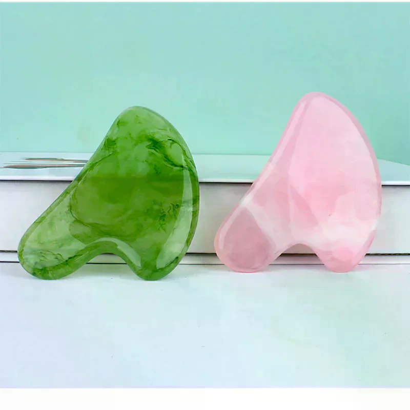 Natural Stone Jade Gouache Scr - огляд і ціна Gua Sha Tool Rose Quartz