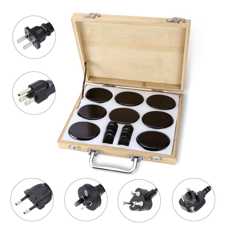Hot Basalt Stone Massage Kit – - огляд і ціна Spa Wellness Nature