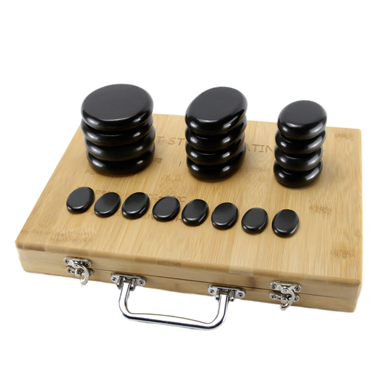Hot Basalt Stone Massage Kit – - огляд і ціна Spa Wellness Nature