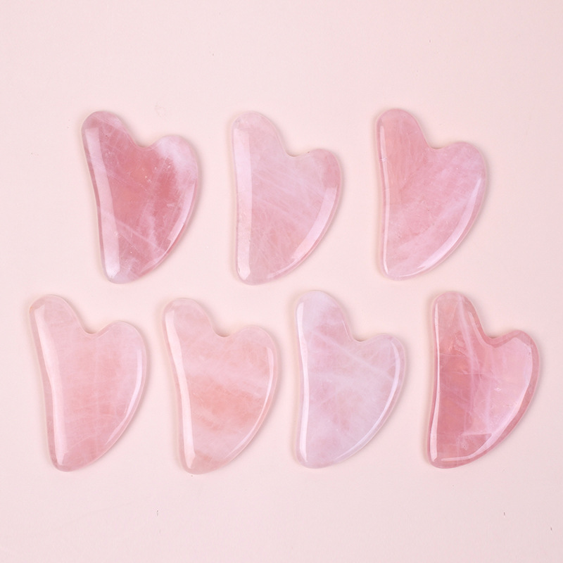 Hot Selling A+ Rose Quartz Gua - огляд і ціна Gua Sha Tool Rose Quartz