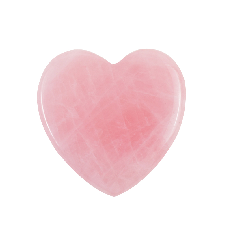 Rose Quartz Heart Shape Face C - огляд і ціна Gua Sha Tool Rose Quartz